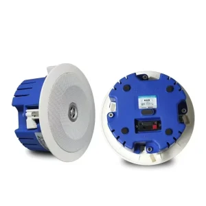 70V 100V Public Address Speaker Commercial Coaxial Ceiling Speaker 5 6.5 Inch In ceiling Passive Speaker for Hotel School