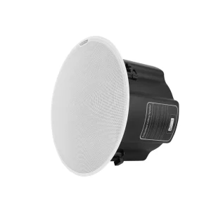8″ Big Power 100W Professional Coaxial Ceiling Speaker Rimless with Safety Wire 100V or 8Ω and High SPL Output for PA System