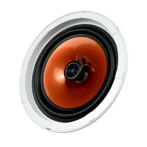 8 Inch 2 way Indoor Ceiling Speaker 25 Watts PA Loudspeakers 8 Ohms Coaxial Ceiling Speakers for Home Theater