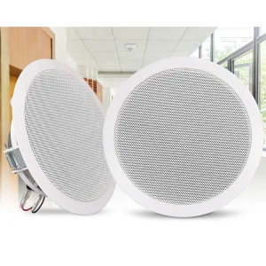 8 Inch In Ceiling Audio Speaker Commercial Quality Portable PA Speaker System
