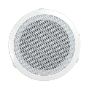 8 Inch Iron Ceiling Speaker White Woofer Paper Cone 8 Ohms Impedance for Home Theater Public Address System