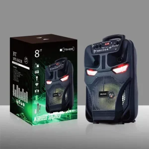8 Inch Karaoke Party KTV Speaker Music Box for Home Outdoor and Travel with Microphone