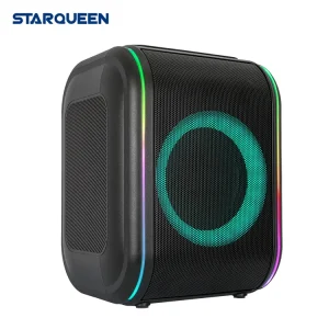 8 Inch Portable Speakers TWS Small Bluetooth Sound Box Karaoke Colorful Bass Amplified USB Mini Audio