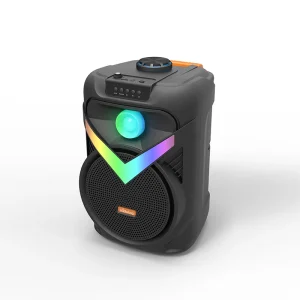 8 Inch Professional Handheld Speaker Portable Woofer Rechargeable BT Party Karaoke Sound Box Dj Party Led Trolley Speaker