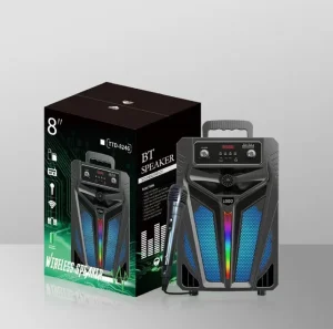 8 Inch Speaker Wireless Portable Small Home Party Speaker Boombox for Outdoor