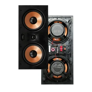 8-Inch Three-Way High Power 150W In-wall Ceiling Speaker 8″*2 Woofer & 1″ Tweeter for Home Theater Sound System