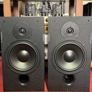 8-inch 25-230W Speaker Two-way Frequency Home Monitoring Real Wood Passive HiFi Bookshelf Speaker