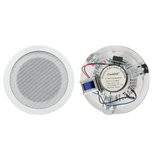 8 inch Ceiling Speaker Recessed Audio Speaker 8 Ohm Passive Two Way Coaxial Ceiling Speaker