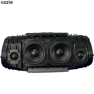 80W Bass Soundbox Speaker with Shoulder Straps IPX7 Waterproof HiFi Stereo AUX USB Power Bank for Outdoor Use Party Speaker