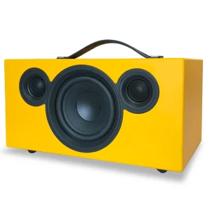 80W HiFi TWS Active Speaker Wireless Stereo Smart Bluetooth Speaker Portable Subwoofer Wooden Bluetooth Speaker