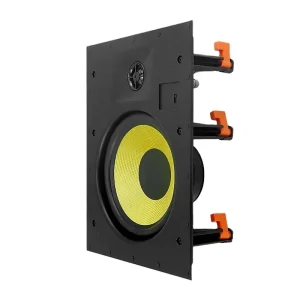 80W Rectangle Frameless In-Wall Mount 8Ohm HiFi 8 Inch 2-Way Surround Ceiling Speaker for Public Hospital Restaurant