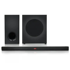 80W Subwoofer Sound Bar LED Display Bluetooth TV Soundbar Speaker With Wired 6.5″ Subwoofer