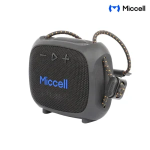 8W IPX5 Waterproof Portable Speaker with RGB Light & Lanyard Mini Wireless Outdoor Speaker for Cycling Camping Hiking