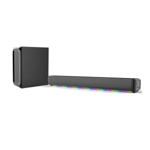 90W Wall Mountable 2.1 Channel 5 Speakers 6.5″ Woofer Powerful Sound Bar with ARC for TVs