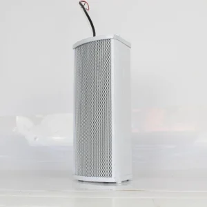 920 10-30W PA Two-way Wired Commercial Audio Column Metal Outdoor Speaker 4″ Woofer 8 100Hz-20kHz Waterproof