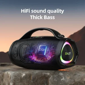 98 BT5.3 Speaker RGB LED Lights 36000mAh Battery 160W Output Two-way Audio Button Control IPX6 Waterproof Home Theatre