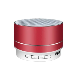 A10 Portable Mini Wireless Speaker with Metal Cabinet Battery & Memory Card Support for Computer & Mobile Phone Use