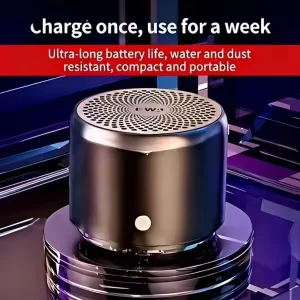 A106pro Portable 5.0 Speaker Metal Shell TWS Surround Sound USB Playback IPX-7 Waterproof with App Support