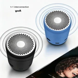 Lixun A107S Portable TWS for 5.0 Heavy Bass Mini Speaker with Built in Mic 5W Output APP Supported for Outdoor Camping
