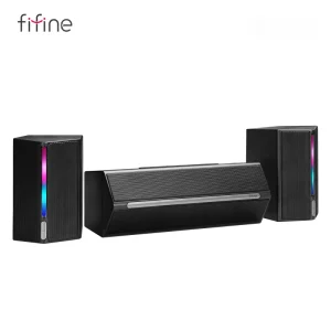 A22 HiFi Speakers Bluetooth Wireless and USB Wired Gaming Soundbar with RGB Desktop Gaming Speakers