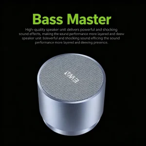 A3 V5.0 Wireless Portable Mini Metal Speaker 8W Deep Bass for Outdoor Travel