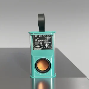 A36 Transparent Wireless BT Speaker With Breathing Light Loud Sound HD Bass Portable Mini Audio For Outdoor Home Use