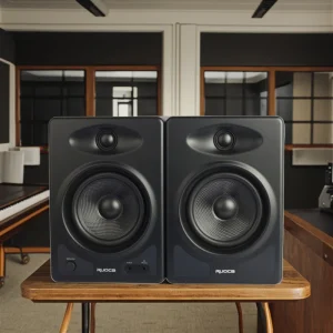 A5-BT Active Studio Monitor Speaker for Hi-Fi Audio 50W Output Power for Bluetooth Connectivity for Desktop Recording