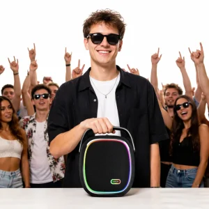 A500 80W Party Speaker with Auracast Function and RGB Lights