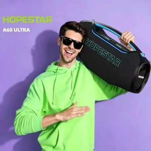 A60 ULTRA 450W Portable Speaker with 32000mAh Detachable Battery Outdoor Boombox with RGB Light