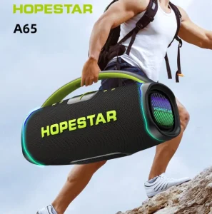 A65 300W Outdoor Portable Subwoofer Wireless Speaker Connectivity Parties With Handle Colorful Light A80