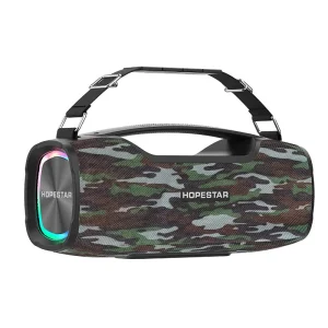 A6X Mini Portable Bluetooth Speaker High Power Wireless RGB LED Lighting Waterproof Battery Operated for Outdoor Use