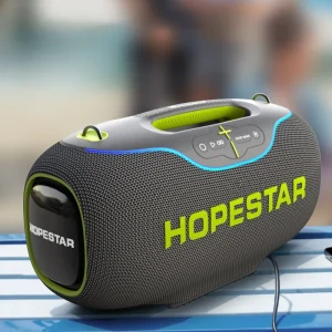 A80 350W Powerful Portable Wireless Blue Tooth Speakers With Handle for Party Camping Rgb Colorful Light Speaker