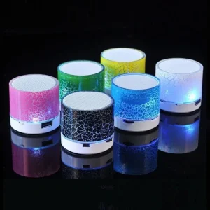 A9 Colorful Mini Wireless BT Speaker Portable Audio Stereo Surround Outdoor Subwoofer Player for TF Card PC Mobile Phone