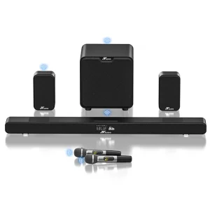 A9Pro 8-Piece Wooden Home Theater Speaker for Bass Wireless Surround TV Audio Living Room K-song Echo Wall
