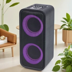 AAWM Double 6.5 Inch Wireless Speakers with 3 Karaoke Modes DJ for Party Outdoor Altavoz Portable Box