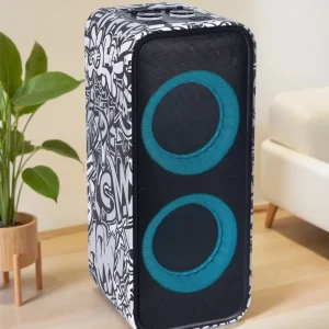 AAWM Outdoor Party Sound System RMS Power 130W Dual 8 Inch Wireless Speaker Wooden Box Great Bass Balance Sound