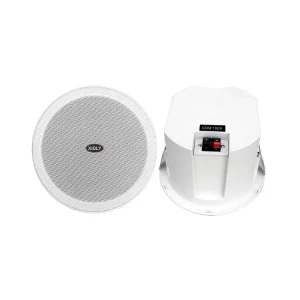 ABS 100V 6W 6″ Ceiling Speaker with Steel Alloy Grill for Public Address and Background Music