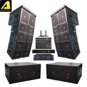 ACTPRO AUDIO Dual 18 Inch KS28 Subwoofer SL28 SL210 Line Array Active Speaker Set Professional Audio Passive Neodymium Speaker