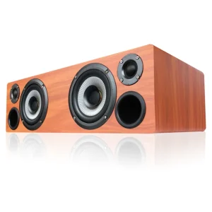 AH90 Professional Stereo Subwoofer PA Amplifier Speaker Home Theatre System Bass Mahogany Color