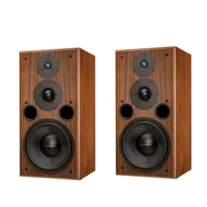 AJ 1002 10 Inch 3 Way Hi Fi Bookshelf Speakers 100 300W Power Handling 89dB Sensitivity 5Ω Impedance 40Hz 20kHz