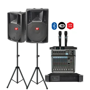ART712 12 Inch 50Hz-20KHz Passive Speaker 1520W Plastic Portable Mono Output for Stage Conference Outdoor Use