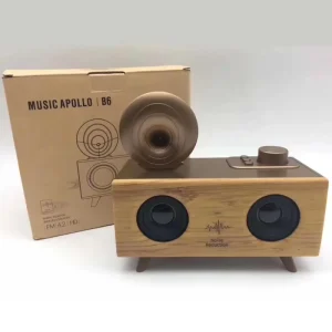 AS70 Wooden Wireless Subwoofer Outdoor Garden Speaker with TF Card OEM