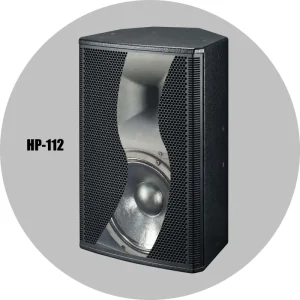 AUDIOPEAK HP-112 2000W Active PA Speaker Class D Amplifier 100×60 Direction for Concert Venue Event Hall