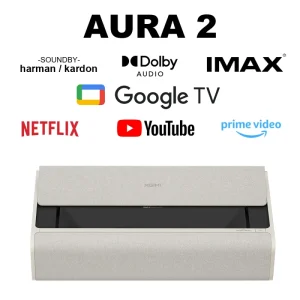 AURA 2 UST Laser Projector Android TV OS 4K Laser TV Projector Harman Kardon Speaker Smart Home for Home Theater