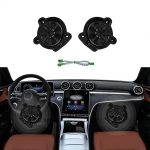 AUTOWELLUS High Quality Aluminum Tweeter 12V Loudspeaker for Benz W206 GLC X254 Series Car Subwoofer Refit