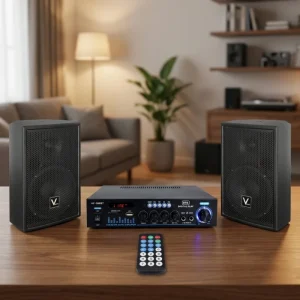 AV-568-MS0610 All-in-one Karaoke Machine Speaker Power Amplifier Full Set Home Stage Theater Singing Equipment