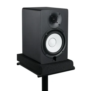 Acoustic Foam Studio Monitor Isolation Pads Wedge Base for 3-4.5 Inch Audio Speakers