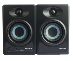 Active 3.5-Inch Studio Monitor Speaker for Hi-Fi Audio with Bluetooth Desktop Computer Recording 50W Output Power