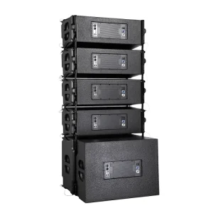 Active Dual 12 Inch Passive Line Array Speaker LA Series 800W/1400W XLR/Speakon 3 Year Warranty Wall/Ceiling Mount