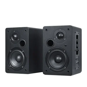 Active Popular USA Market Wooden Bass CD USB SD MMC Card Wireless 2ch Stereo Sound Hi Fi Home Theater Bookshelf Speaker